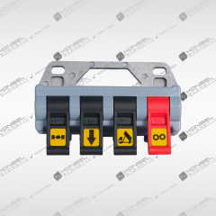 Dörtlü Havalı Damper Düğmesi