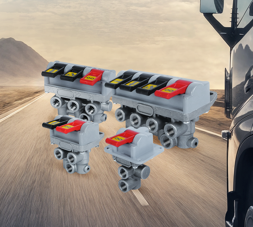 Üçlü Havalı Damper Düğmesi